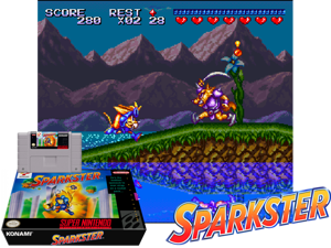 Sparkster (J) Cover